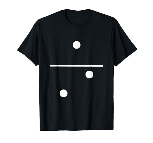 Domino 1 and 2 Matching T-Shirt Halloween Group Costumes 1-2 T-Shirt