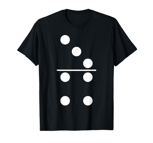 Domino Game 3 4 Matching Halloween Group Costume T-Shirt