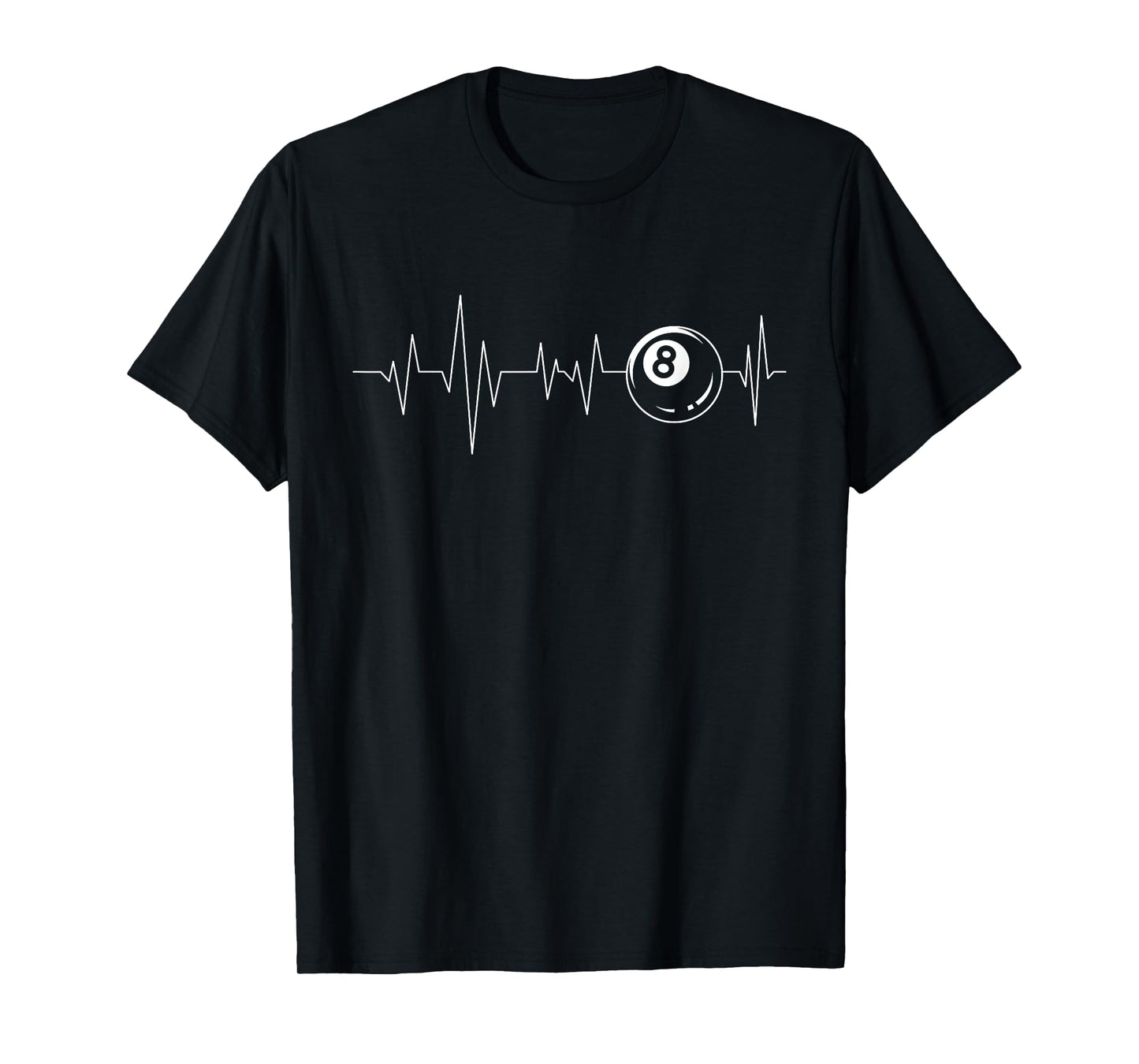 Pool Heartbeat - Billiard Player Lover Sports Game T-Shirt