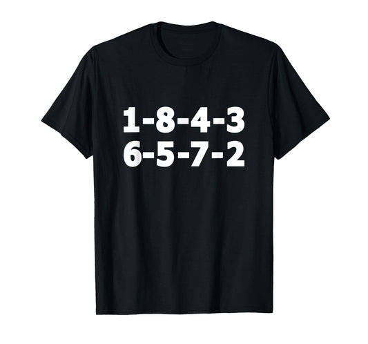 1-8-4-3-6-5-7-2 Firing Order Funny Offensive Rude T-Shirt