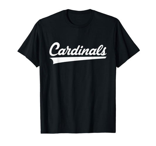 Del Valle Cardinals Vintage Swoosh T-Shirt