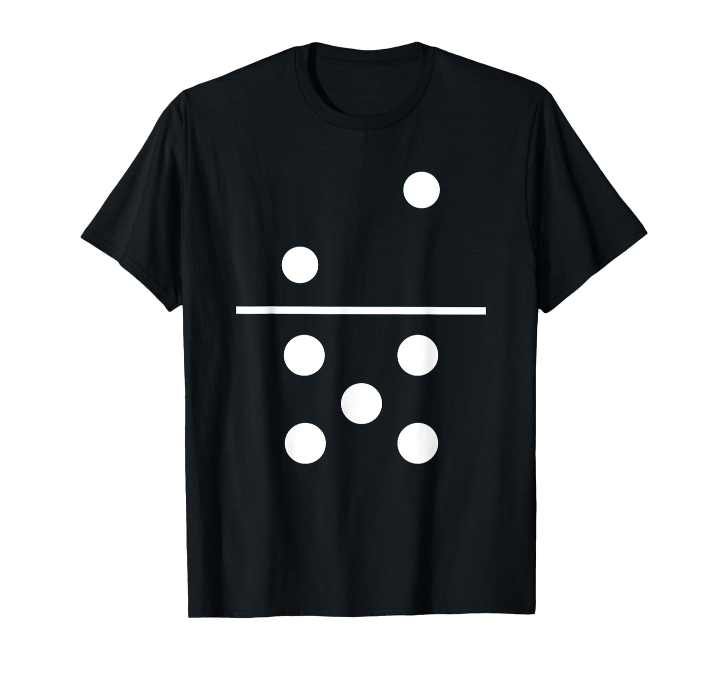 Domino 2 and 5 Matching T-Shirt Halloween Group Costumes 2-5 T-Shirt