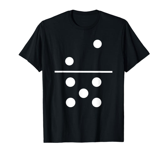 Domino 2 and 5 Matching T-Shirt Halloween Group Costumes 2-5 T-Shirt