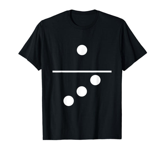 Domino One Three Matching Halloween Gift Group Costumes 1-3 T-Shirt