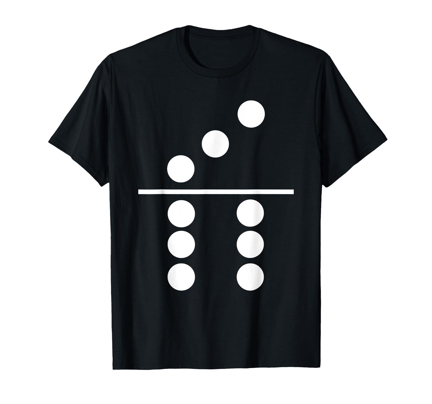 Domino Three Six Matching Halloween Gift Group Costumes 3-6 T-Shirt