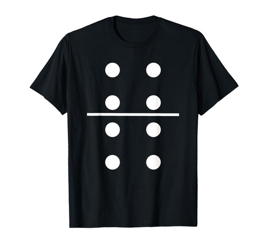 Domino 4 and 4 Matching T-Shirt Halloween Group Costumes 4-4 T-Shirt