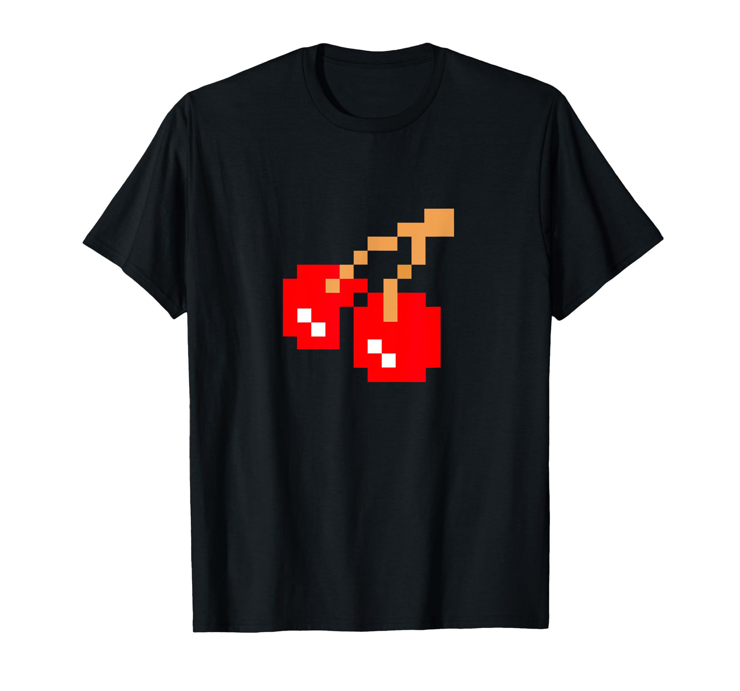 Cherries Cherry Pixel 8-bit Arcade Game Matching Costume Man T-Shirt