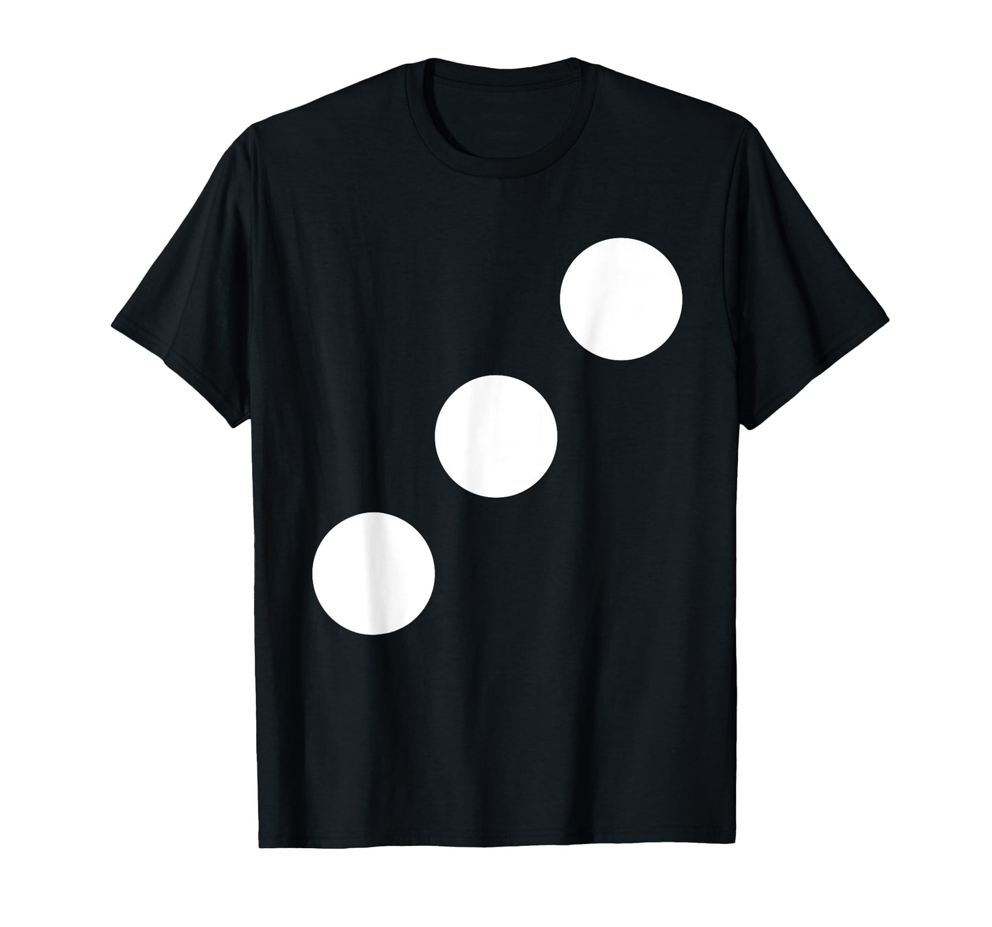 Human Dice Number 3 Group Matching Halloween Costume Family T-Shirt