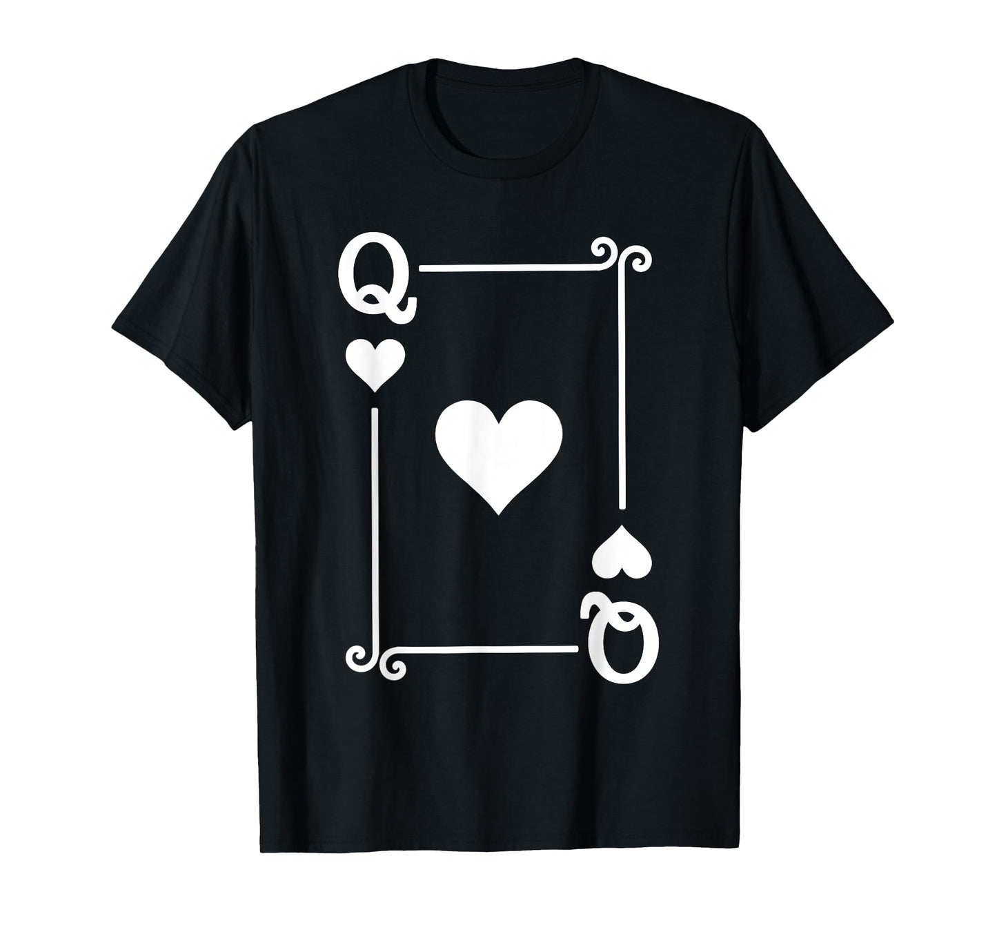 Playing Cards Costume - Queen Hearts Card - Queen Card T-Shirt