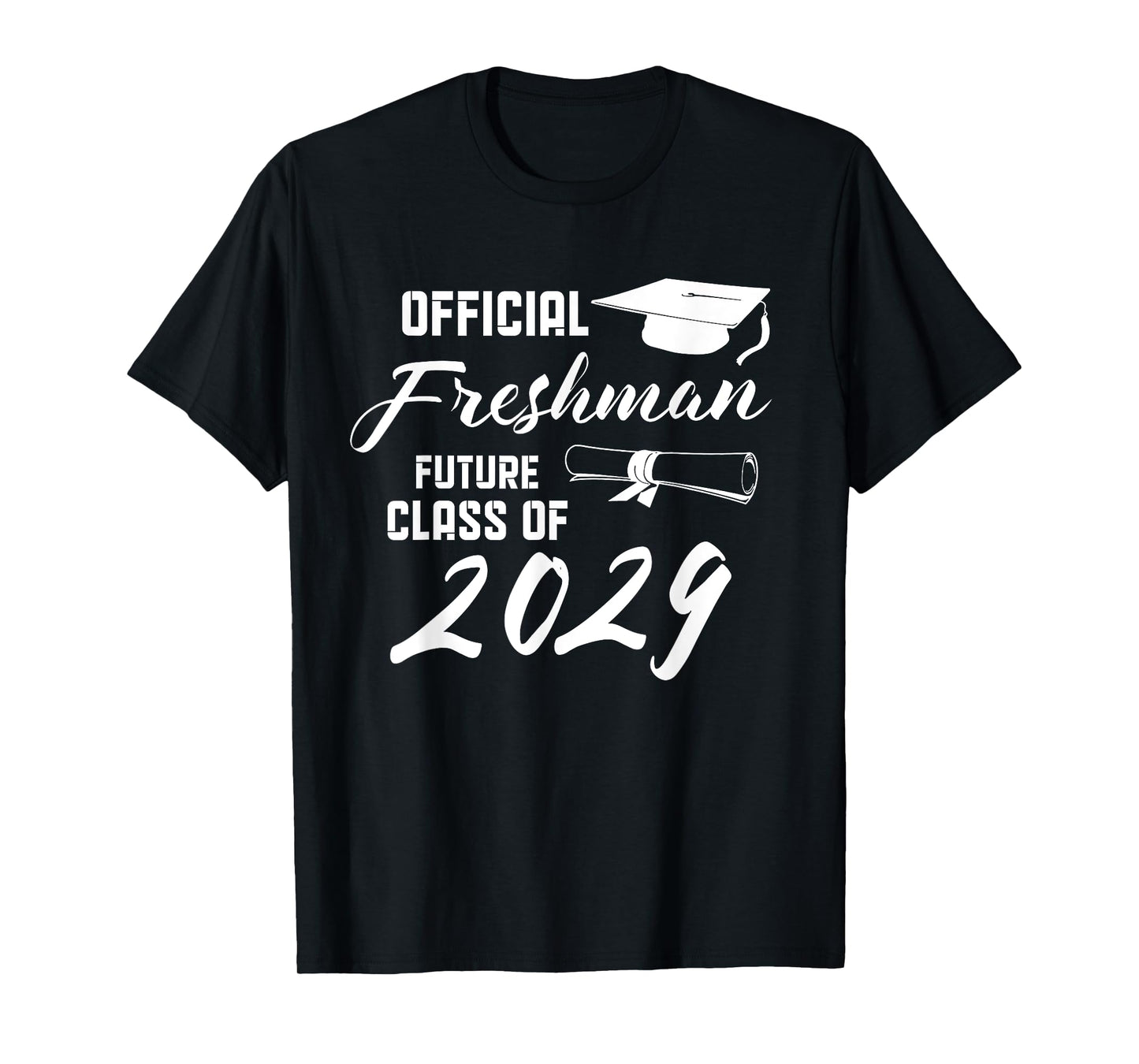Official Freshman Future Class Of 2029 First Day Of School T-Shirt