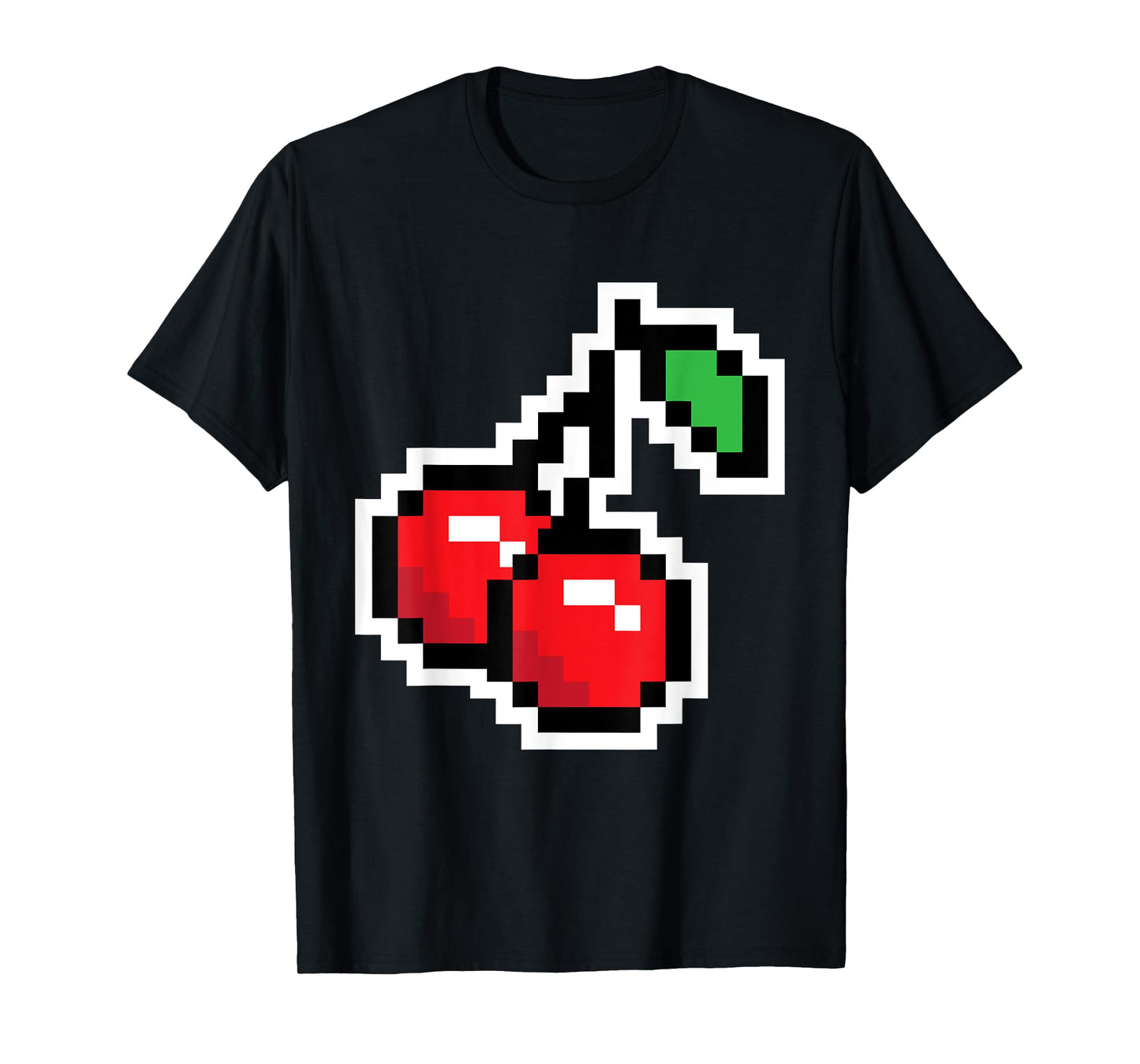 Pixel Cherries 80s Video Game Halloween Costume Easy Group T-Shirt