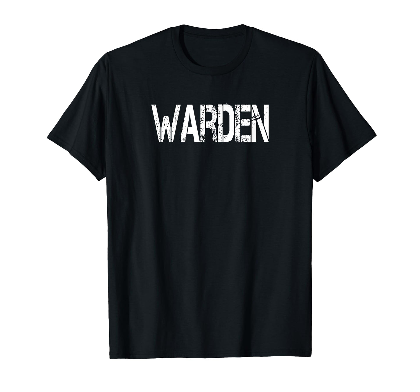 Warden Halloween Costume TShirt Game Fish Prison T-Shirt