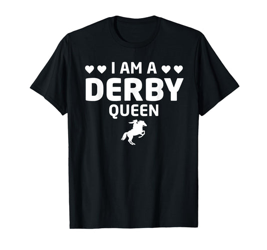 Derby Queen Horse Racing Dress For Women KY Horse Race T-Shirt