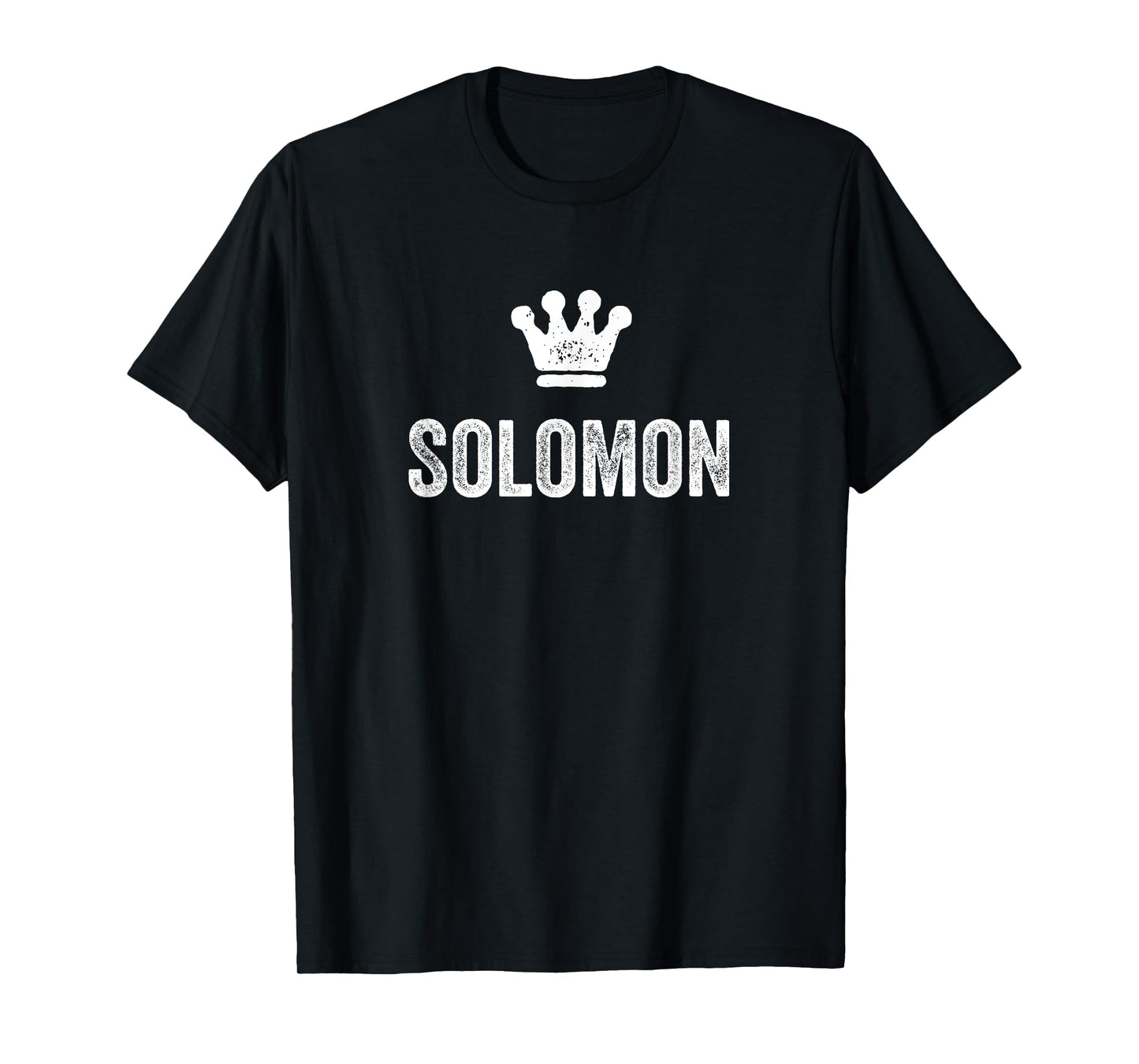 Solomon the King / Crown & Name for Men Called Solomon T-Shirt