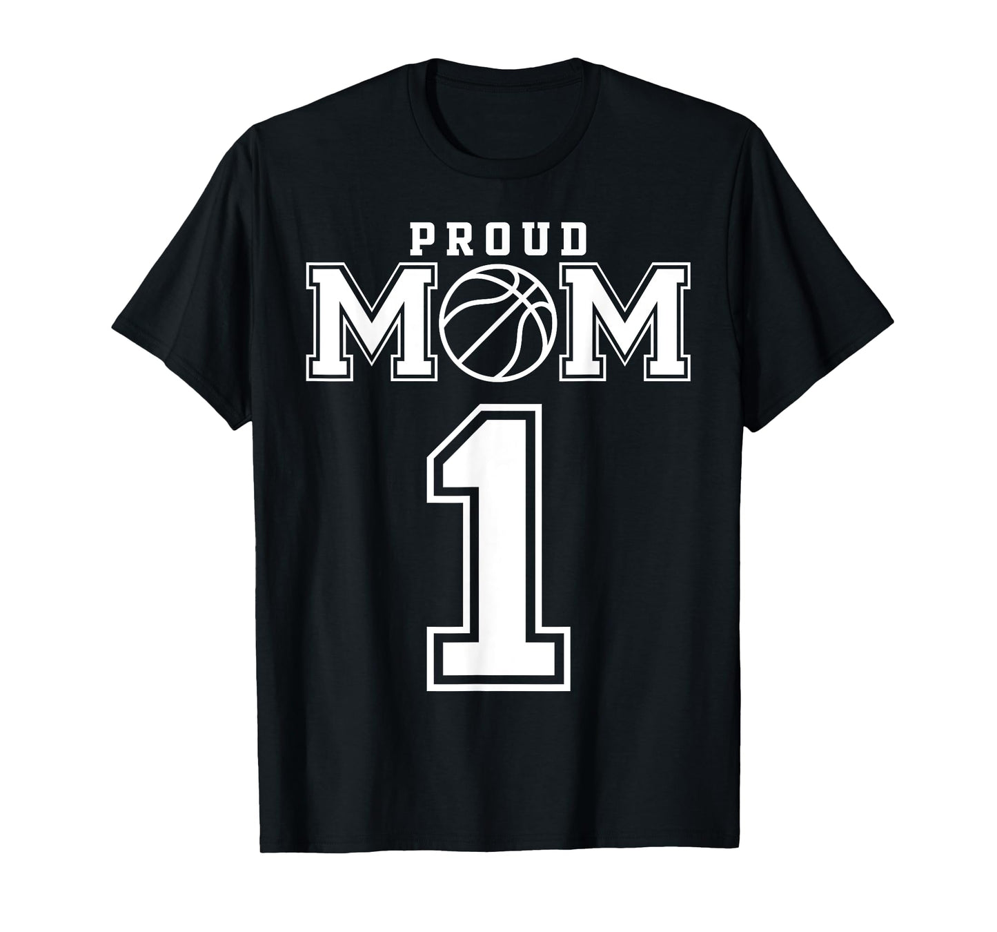 Number 1 Custom Proud Basketball Mom Personalized For Women T-Shirt