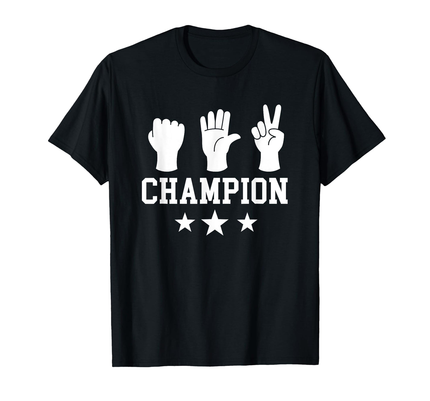 Rock Paper Scissors Champion Useless Talent Winner T-Shirt