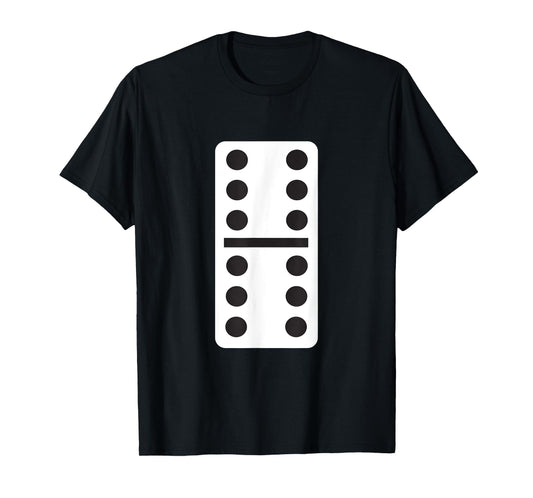 Double Six Dominoes Halloween Costume 6 Domino Game T-Shirt