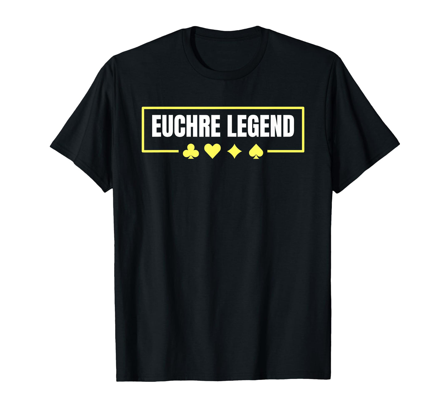Euchre Champion Card Game Playing Vintage Euchre Legend T-Shirt