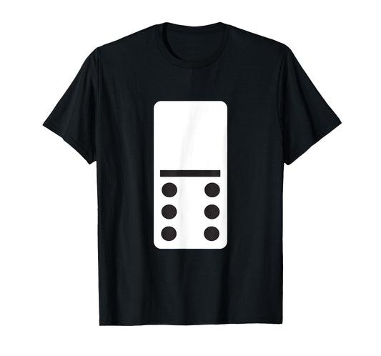 Dominoes Game Set - Matching Group - Blank Six T-Shirt