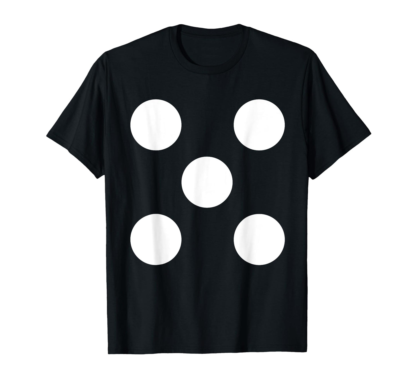 Human Dice Number 5 Group Matching Halloween Costume Family T-Shirt