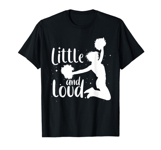 Cute Cheerleader Art For Women Girls Cheering Cheerleading T-Shirt
