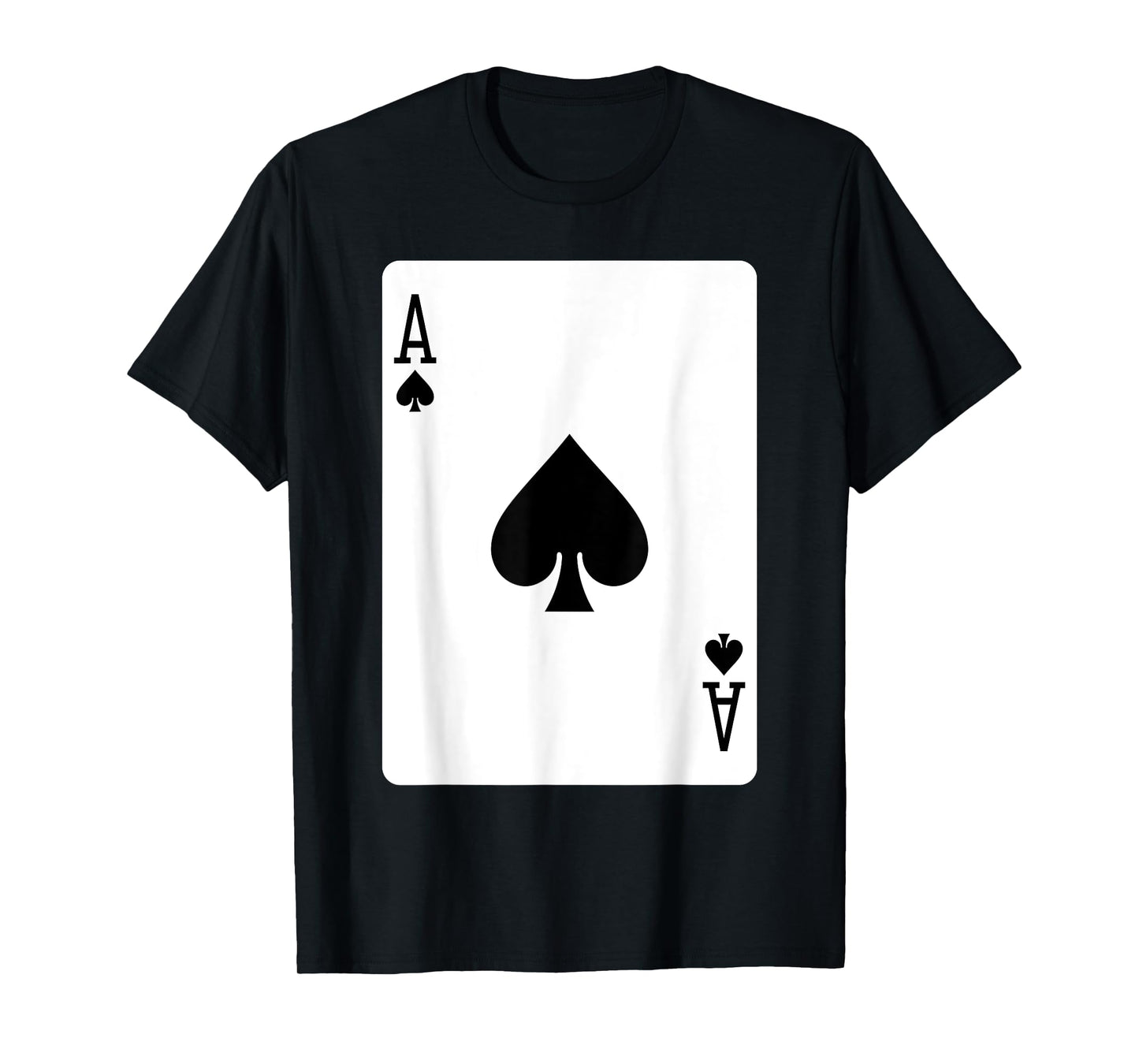 Ace of Spades T-Shirt Playing Card Halloween Costume T-Shirt