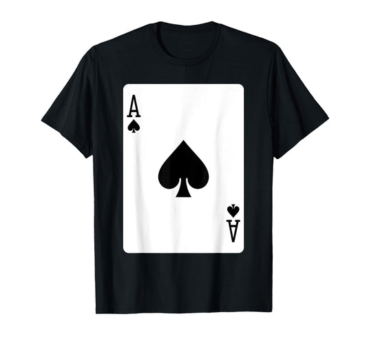 Ace of Spades T-Shirt Playing Card Halloween Costume T-Shirt