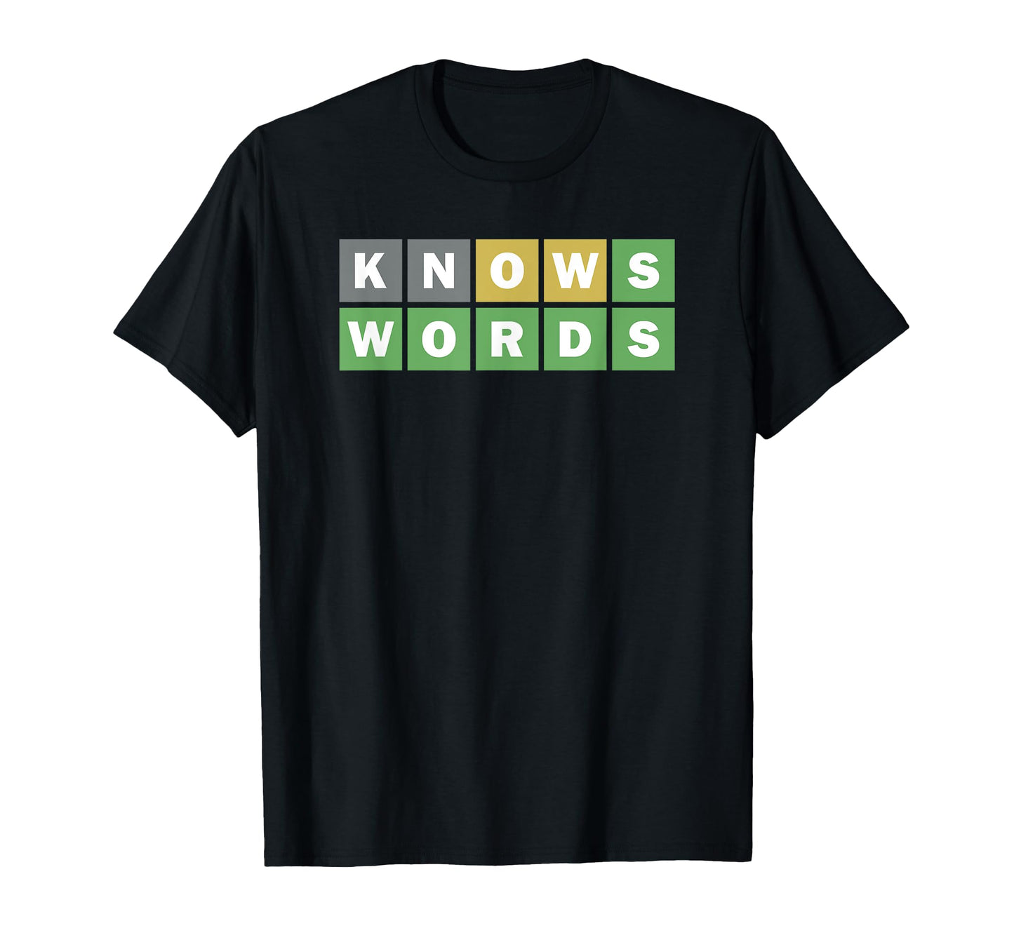 Knows Words | Word Guessing Game | Guess The Word Game T-Shirt