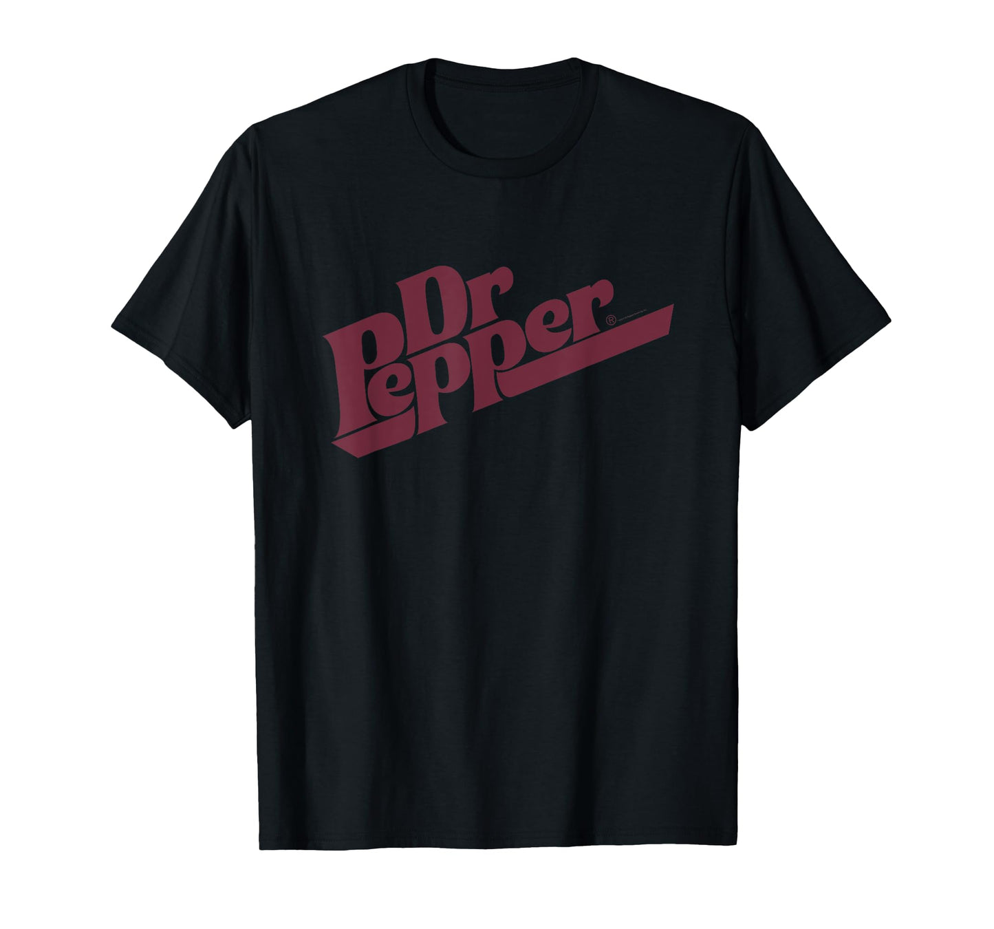 Dr. Pepper Vintage Diagonal Soda Label T-Shirt