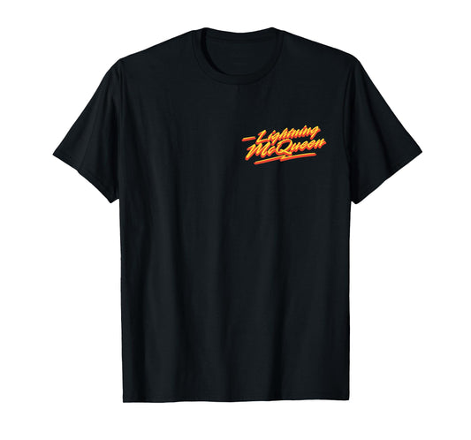 Disney Pixar Cars Lightning McQueen Retro Race Art T-Shirt