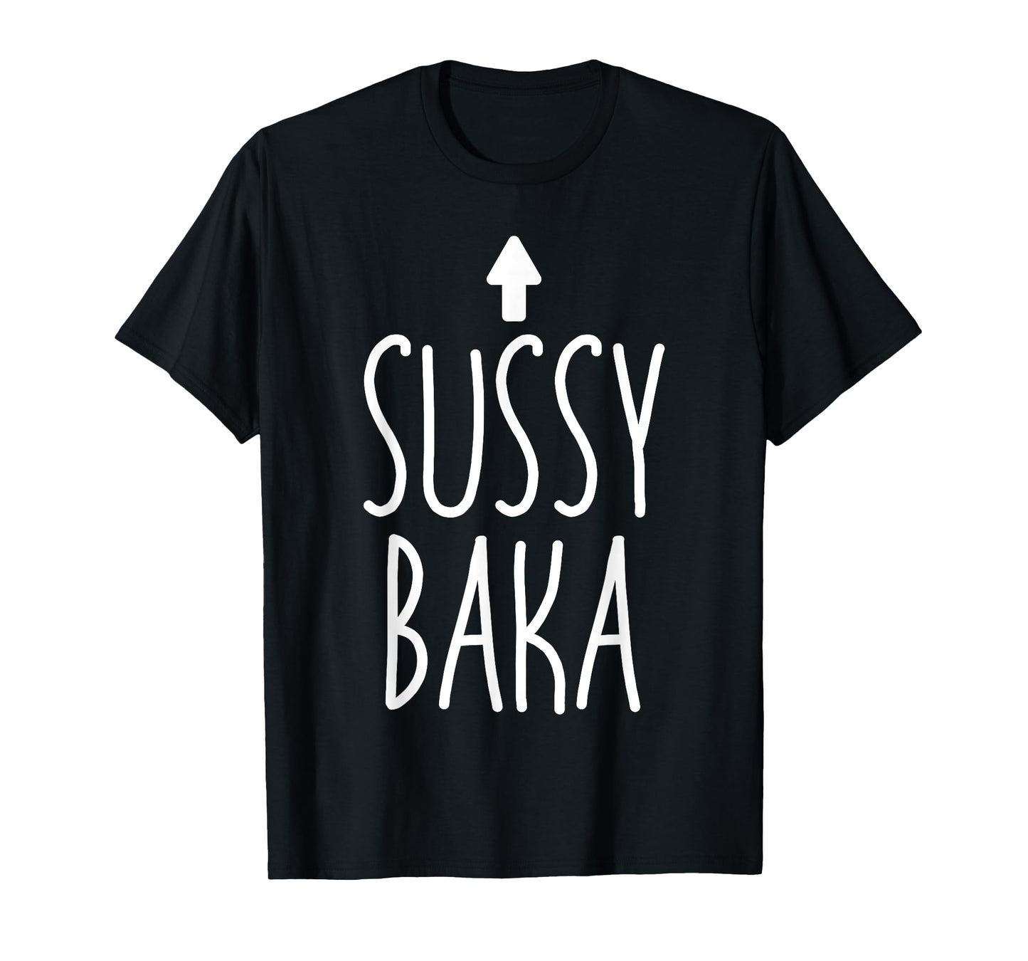 Sussy Baka Sus Arrow Funny Gaming Steamer Meme T-Shirt