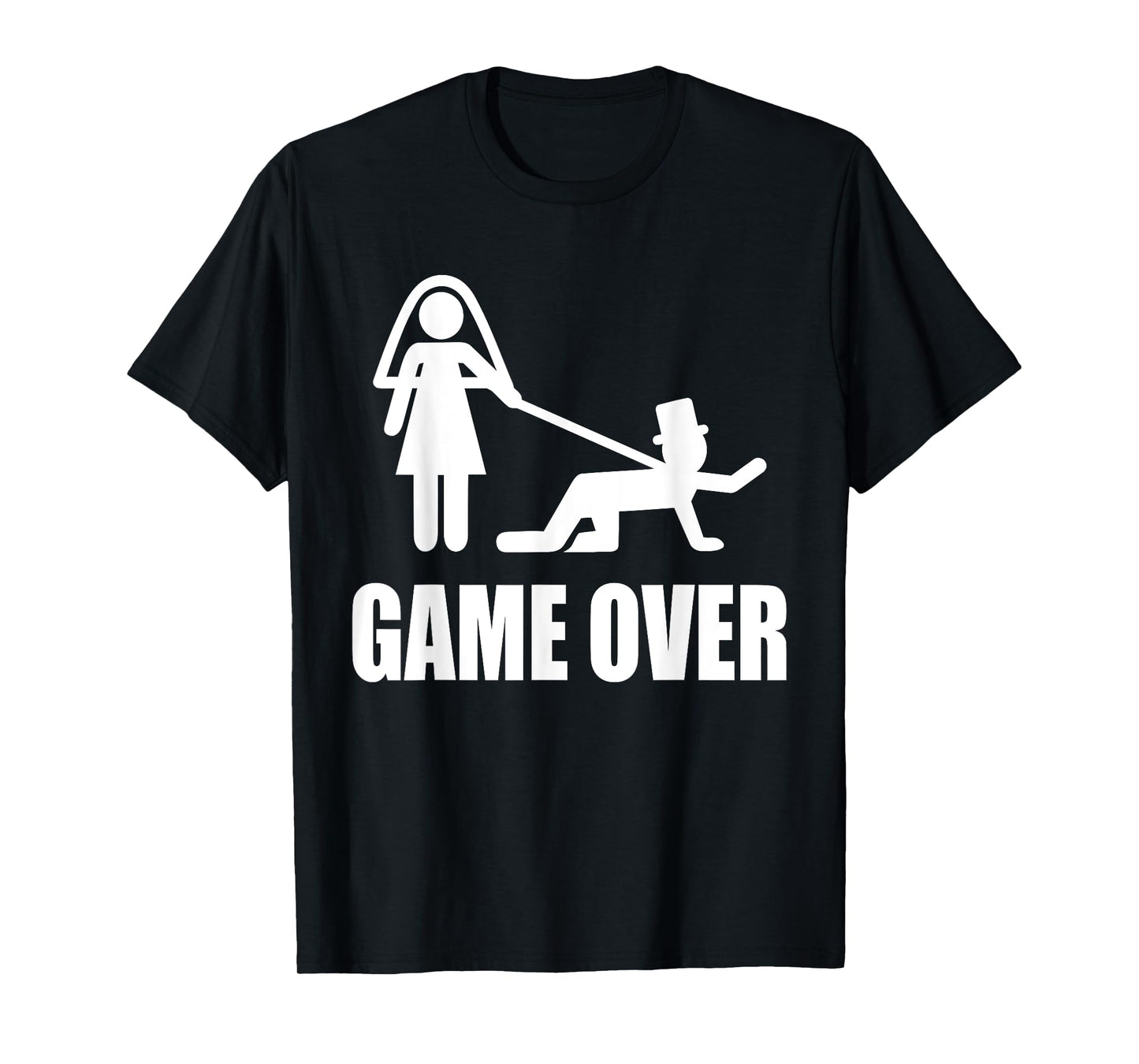 Funny Getting Married Game Over Wedding Gag Team Groom T-Shirt