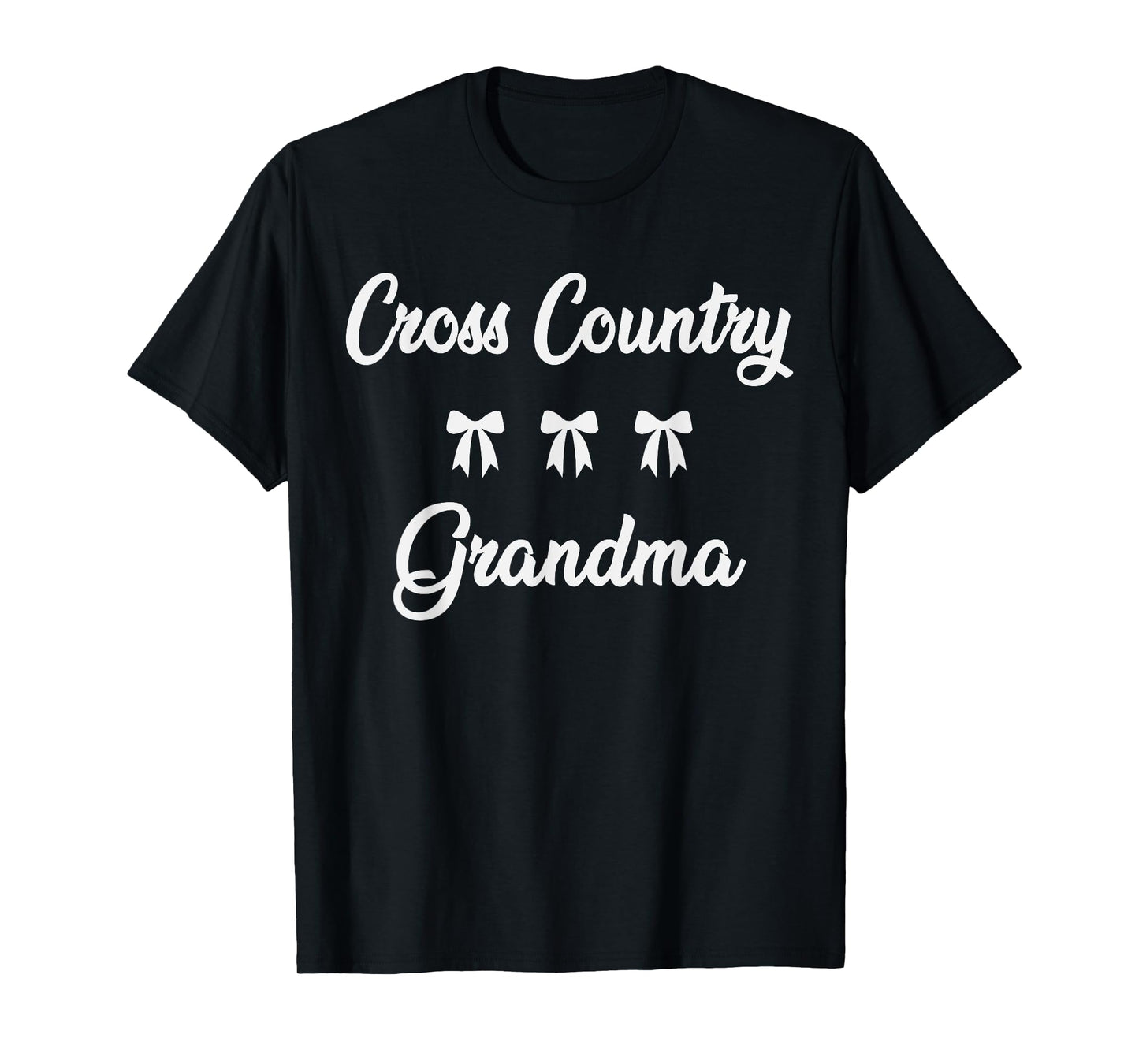 Cross Country Grandma Funny Running XC Stylish Nana Game Day T-Shirt