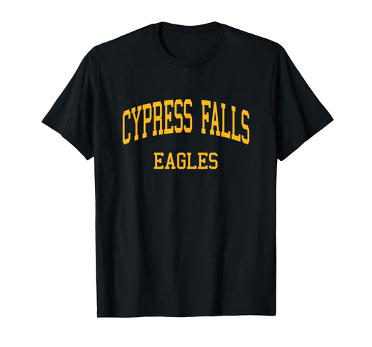 Cypress Falls High School HS Houston TX Retro Sports T-Shirt