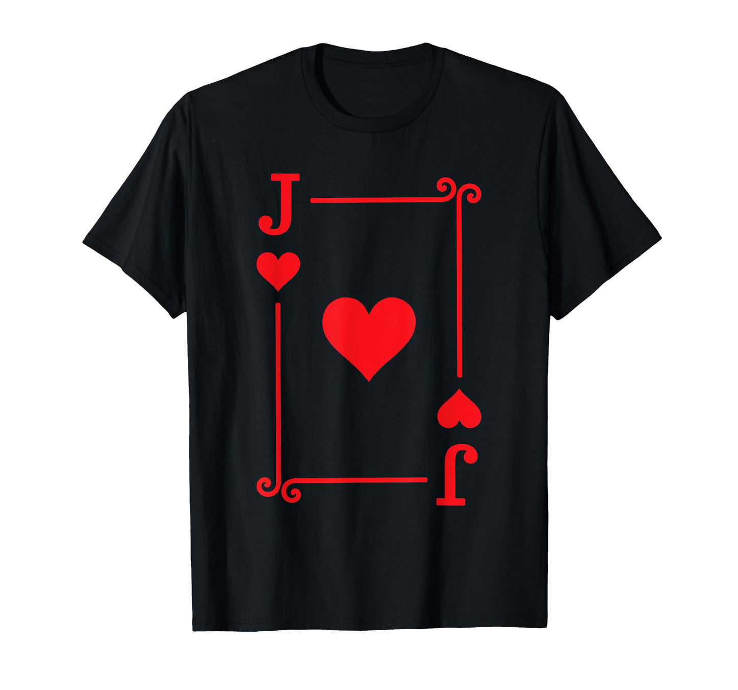 Playing Cards Costume - Jack Hearts Card - Jack Card T-Shirt