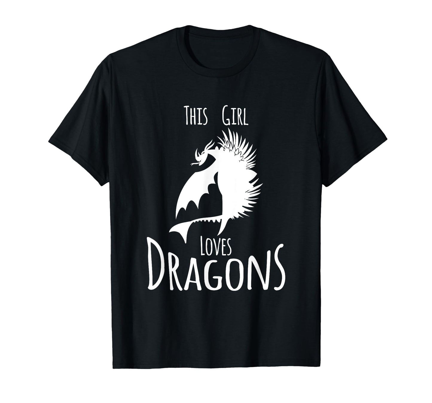 This Girl Loves Dragon Fire Animal Funny Gift T-Shirt