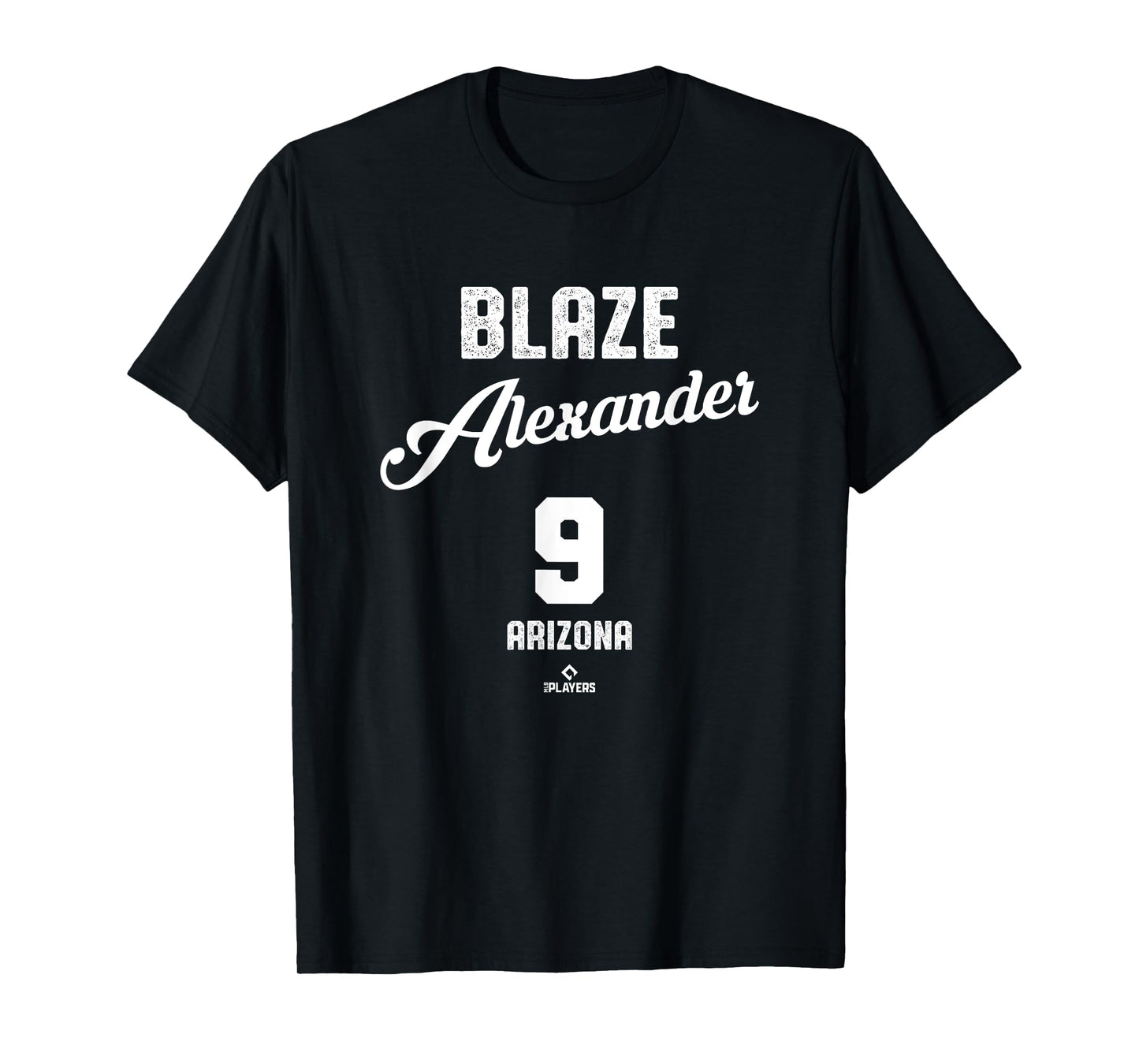 Blaze Alexander 9 Arizona Baseball Vintage MLBPA T-Shirt