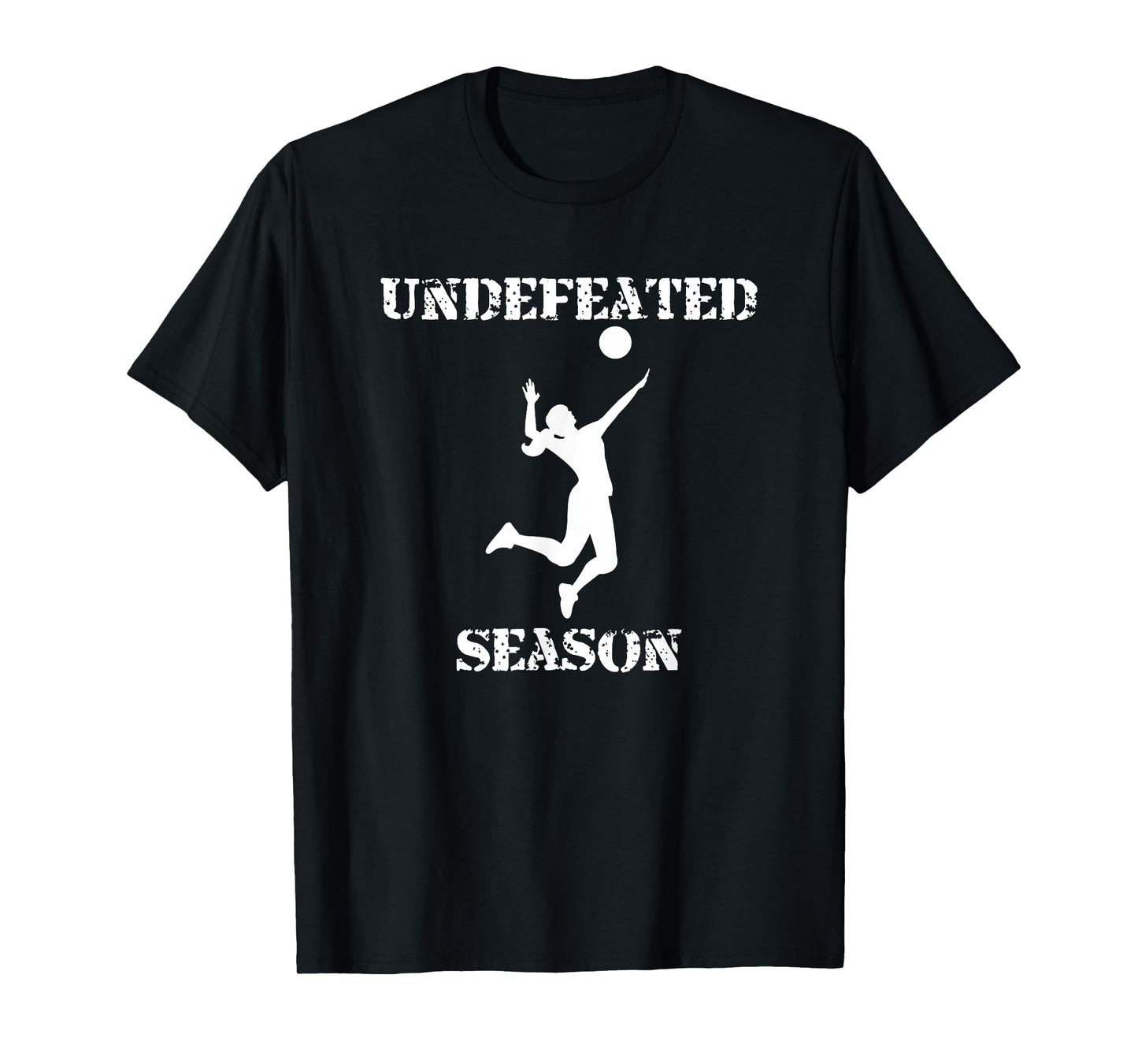 Undefeated Season Volleyball Player Team Sports T-Shirt