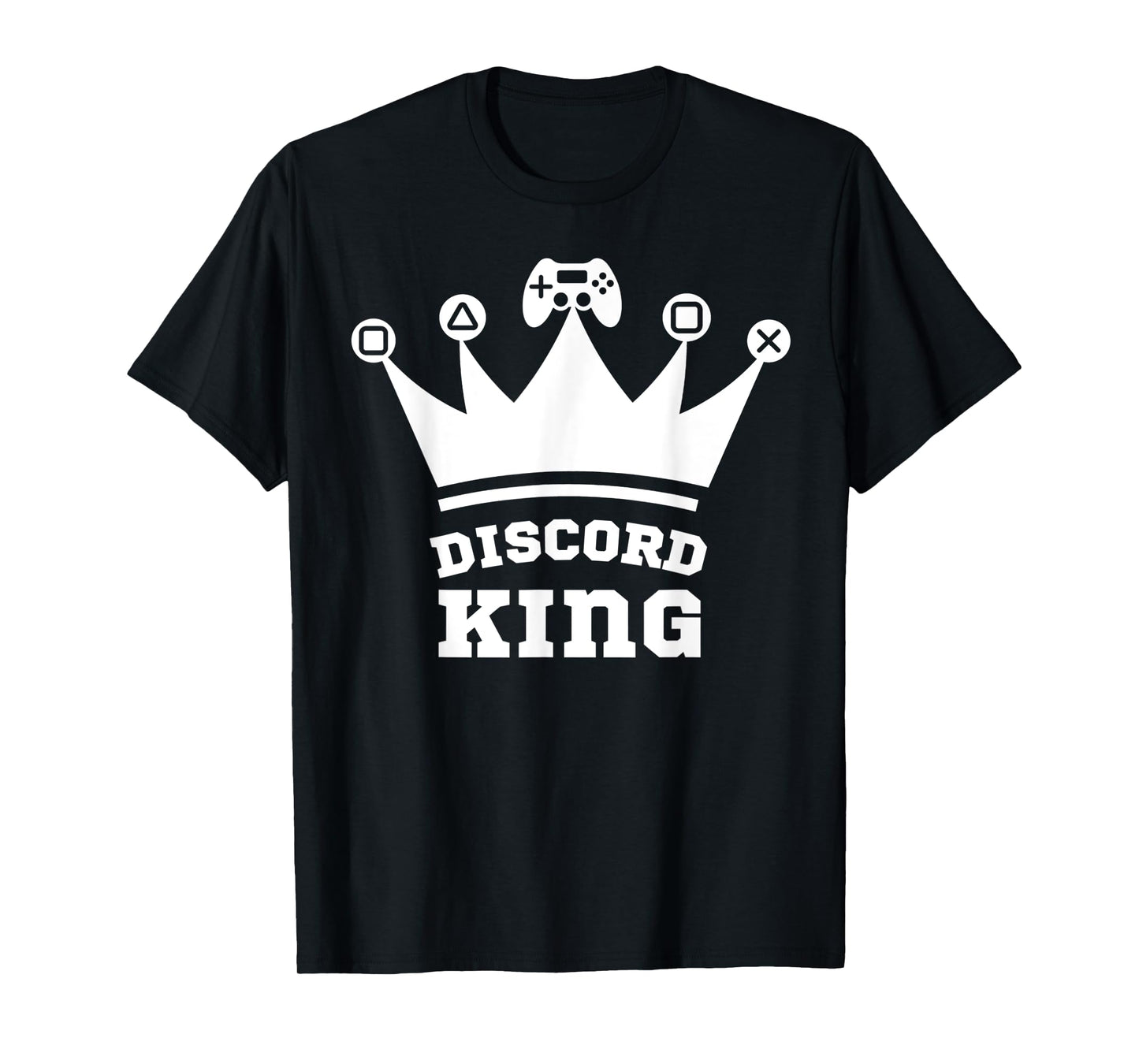 Model Gone Rogue Designs Discord King Gamer T-Shirt