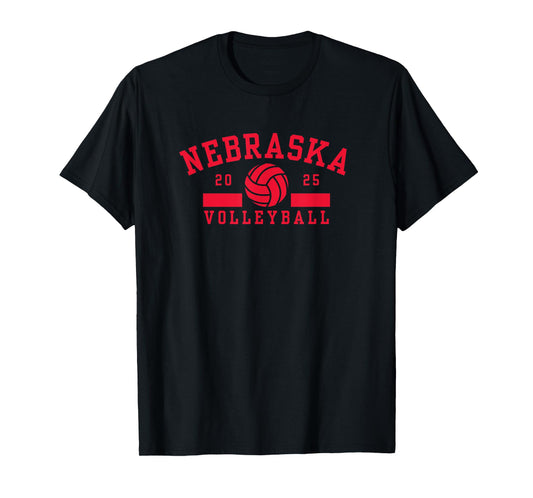 Nebraska Volleyball 2025 Team Player T-Shirt