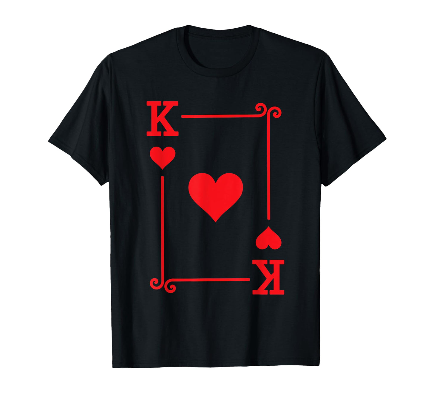 King Hearts Card Costume - Playing Cards - King Hearts T-Shirt