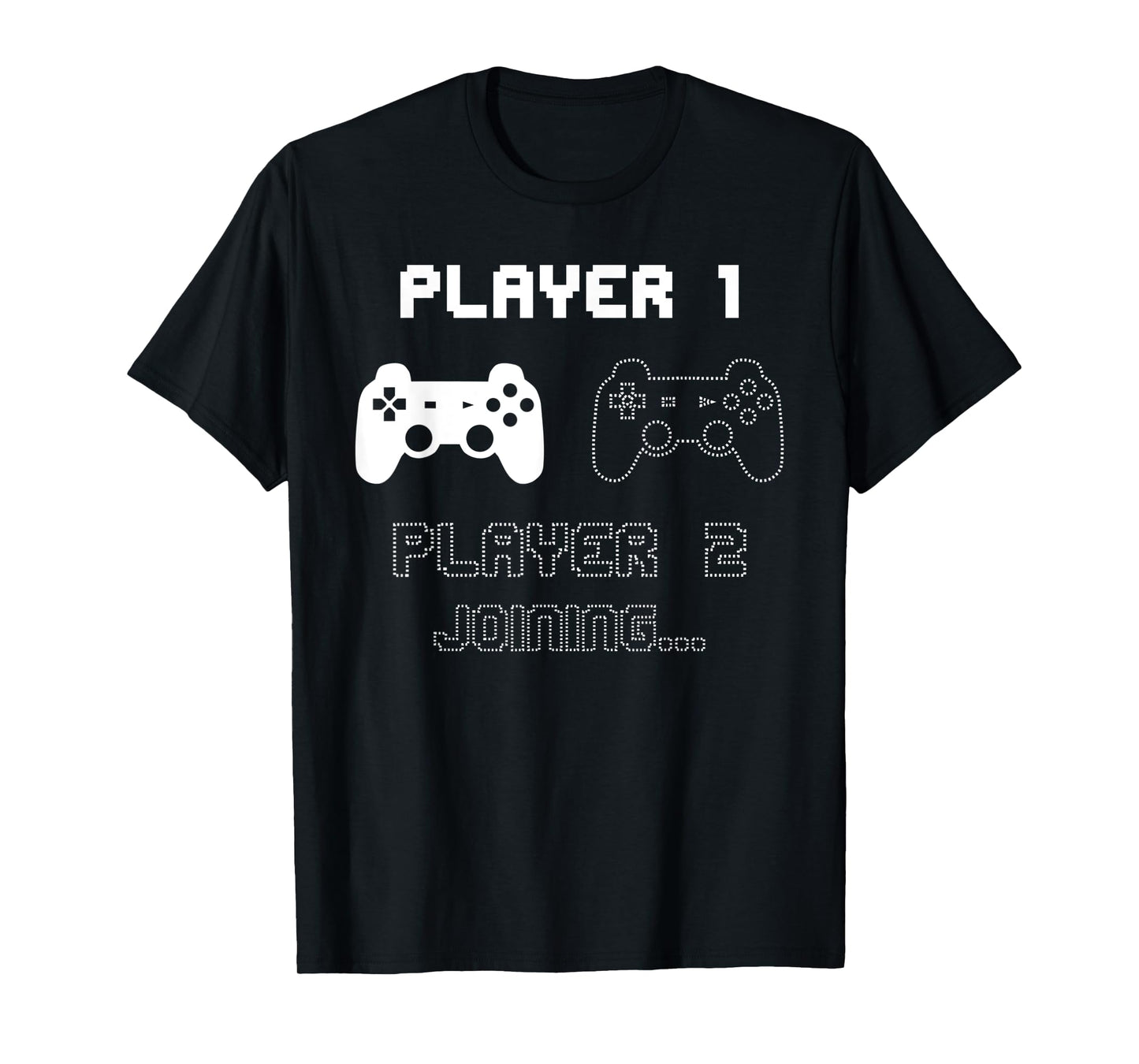 Player 2 Joining Siblings Baby Announcement T-Shirt