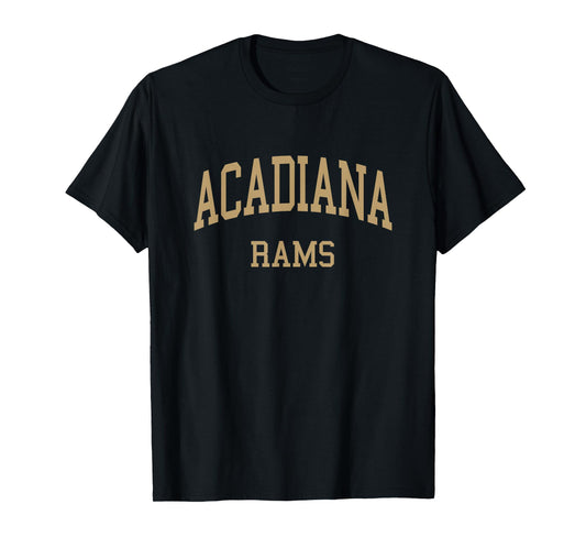Acadiana High School HS Lafayette LA Retro Sports T-Shirt