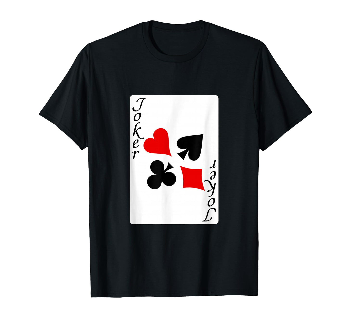 funny halloween shirt 2025 Joker Playing Card Costume fun T-Shirt