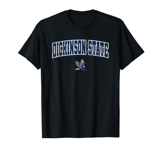 Dickinson State University Blue Hawks Arch Logo T-Shirt