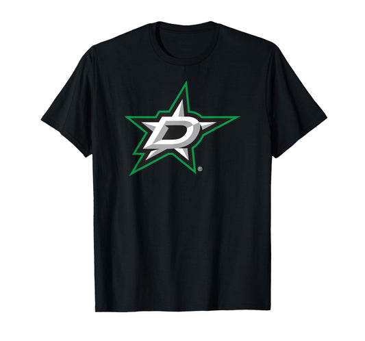 Dallas Stars Icon Black Officially Licensed T-Shirt