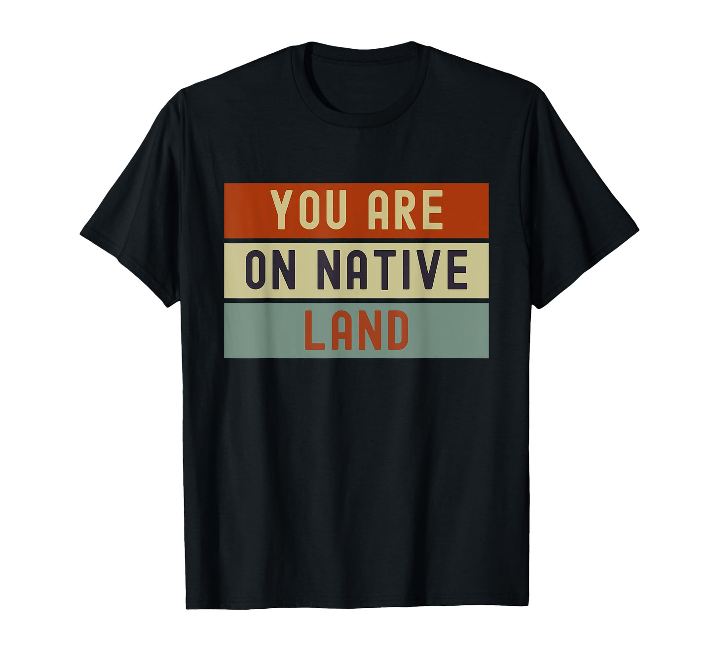 Native Americans Indian You Are on Indigenous Native Land T-Shirt