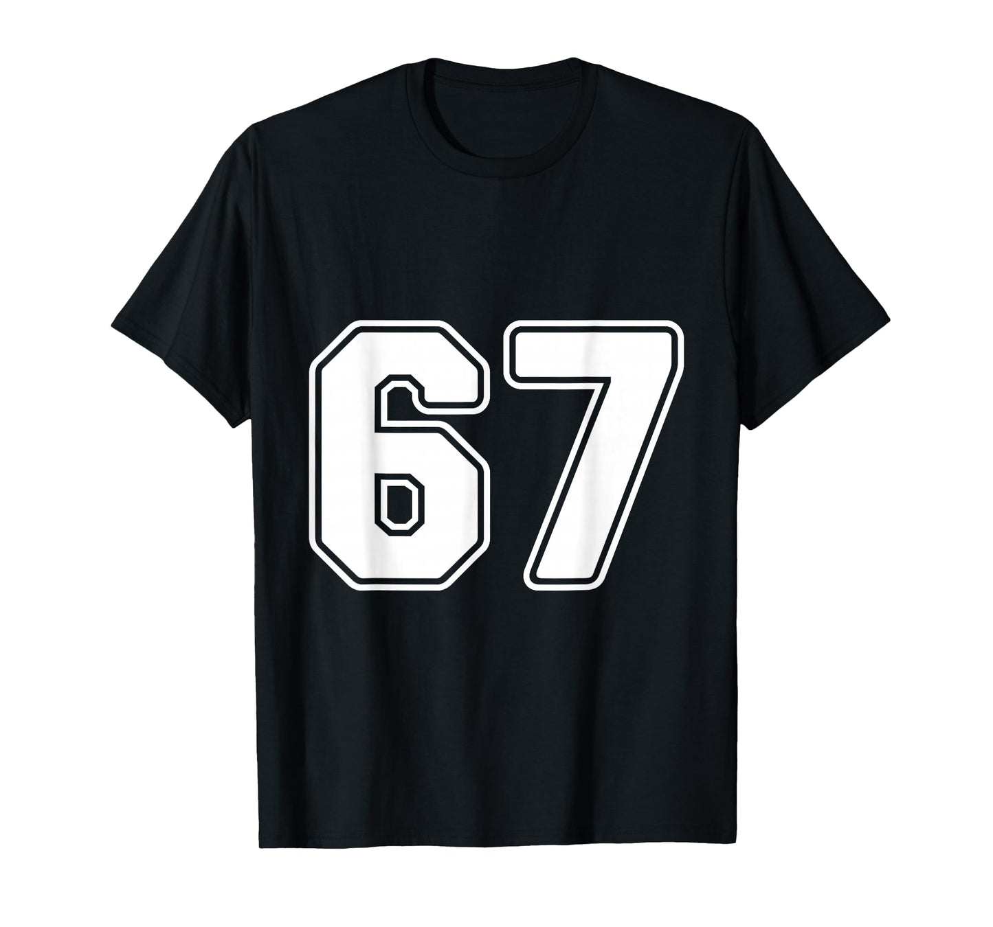 67 Meme 6 7 Numbers Six Seven Funny Boys Kids T-Shirt