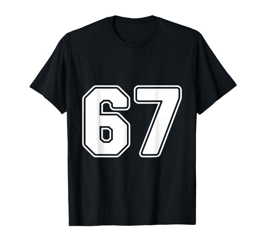 67 Meme 6 7 Numbers Six Seven Funny Boys Kids T-Shirt