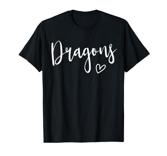 Dragons High School Dragons Sports Team Women's Dragons T-Shirt